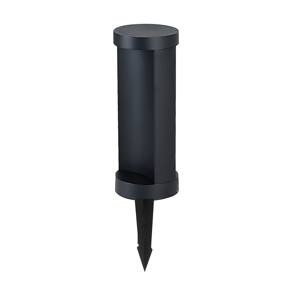 Scarlett Modern Cylinder Lawn Metal Outdoor Lamp