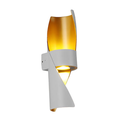 Wever Spiral Aluminum Outdoor Wall Mounted Light