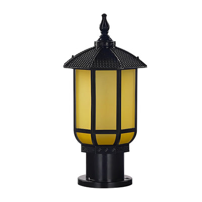Vincent Retro Aluminum Outdoor Fence Post Lights