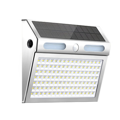 Edelin Rectangular LED Motion Sensor Steel Outdoor Wall Lamp