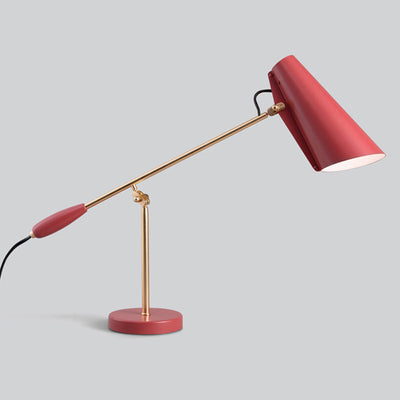 Orbix Steel Mid-Century Table Lamp - Neutral Decor