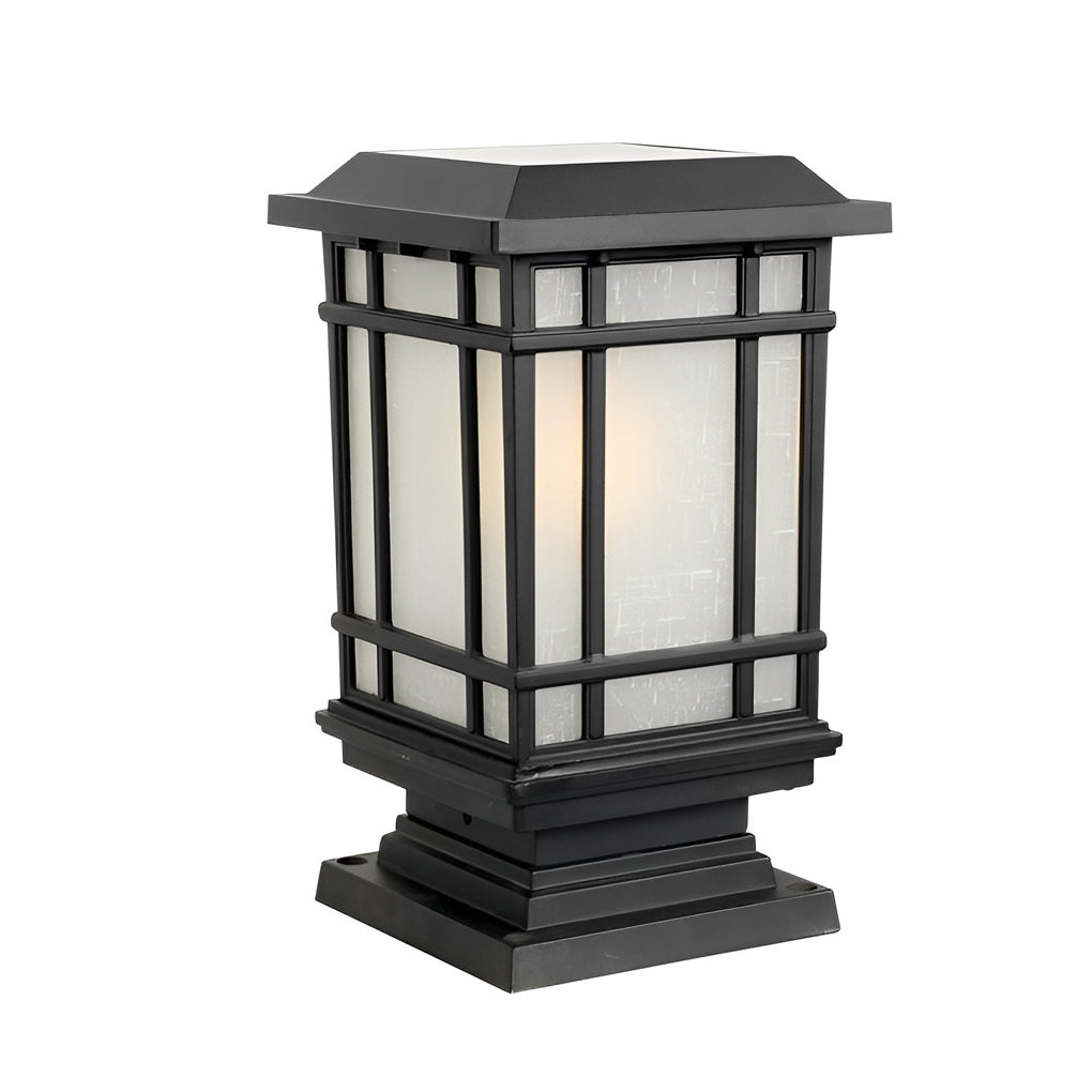 Kilian Modern Solar Fence Aluminum Outdoor Post Lights