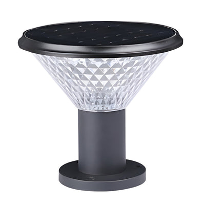 Jasper Circular Control Fence Aluminum Outdoor Post Lights