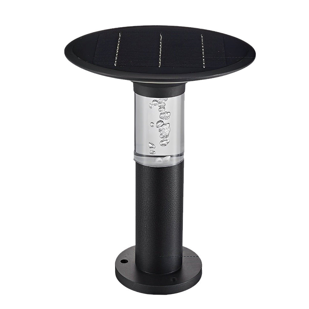 Nancy Solar Round Top Disk Aluminum Down Path Lighting