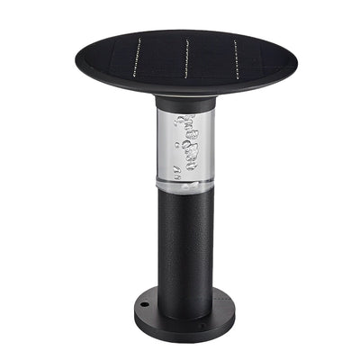 Nancy Solar Round Top Disk Aluminum Down Path Lighting