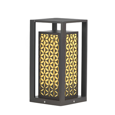 Gala Floral Pattern Unique Modern Metal Pathway Lights