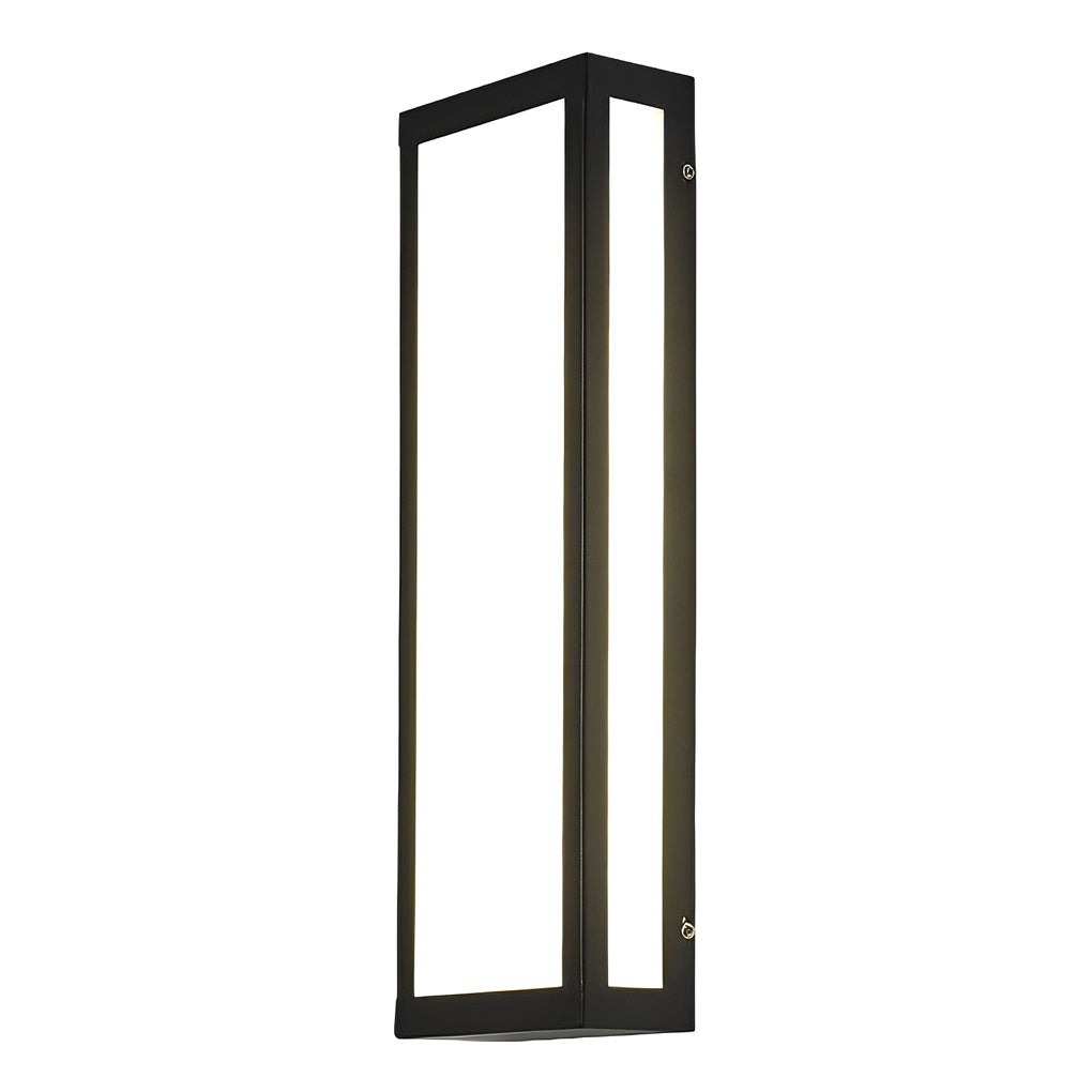 Wealy Rectangular LED Modern Iron Outdoor Exterior Light Wall Lamp