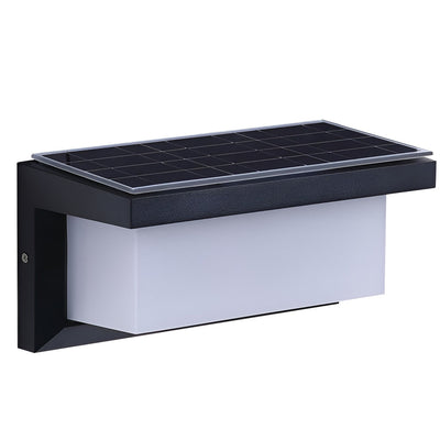 Luke Rectangle Control Induction Modern Aluminum Outdoor Sconces