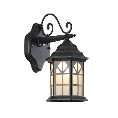 Blesed Retro LED Solar Aluminum Outdoor Wall Lamp