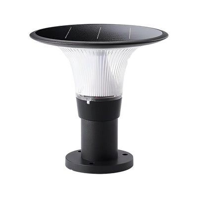 Juli Round LED Modern Aluminum Outdoor Fence Post Pillar Lamp