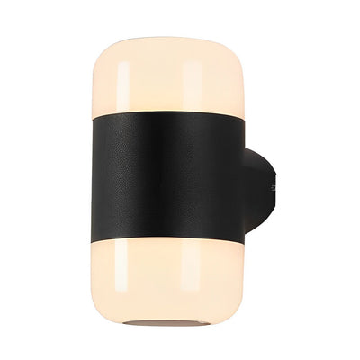 Delht Round Modern Aluminum Outdoor Wall Lamp