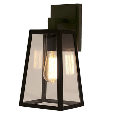 Larissa Trapezoidal LED Vintage Iron Outdoor Wall Light