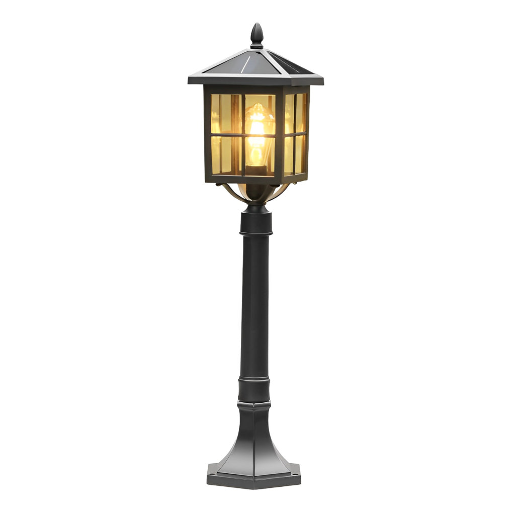 Melda Retro Pavilion Aluminum Outdoor Lawn Lamp