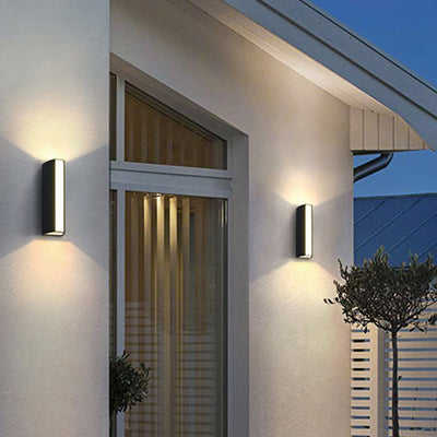 Nonfri Modern Style Aluminum Outdoor Wall Sconce