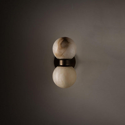 Lumenor Alabaster Celestia Orb Wall Light