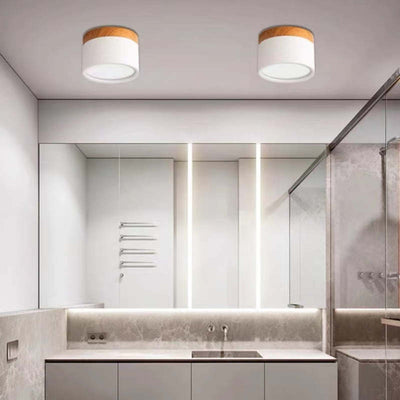 Valentina Modern Cylindrical /Acrylic Flush Mount Ceiling Light Hallway - Neutral Decor