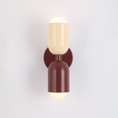 Valentina Modern Art Decoration Double-Headed Colorful Wall Lamp - Neutral Decor