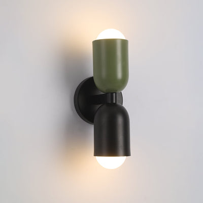 Valentina Modern Art Decoration Double-Headed Colorful Wall Lamp - Neutral Decor