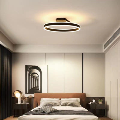 Arisha Modern Circle Flush Mount Ceiling Light Bedroom - Neutral Decor