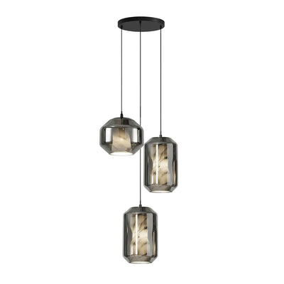 Edenborne Alabaster Glass Cylinder Pendant Light