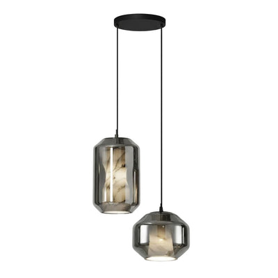Edenborne Alabaster Glass Cylinder Pendant Light