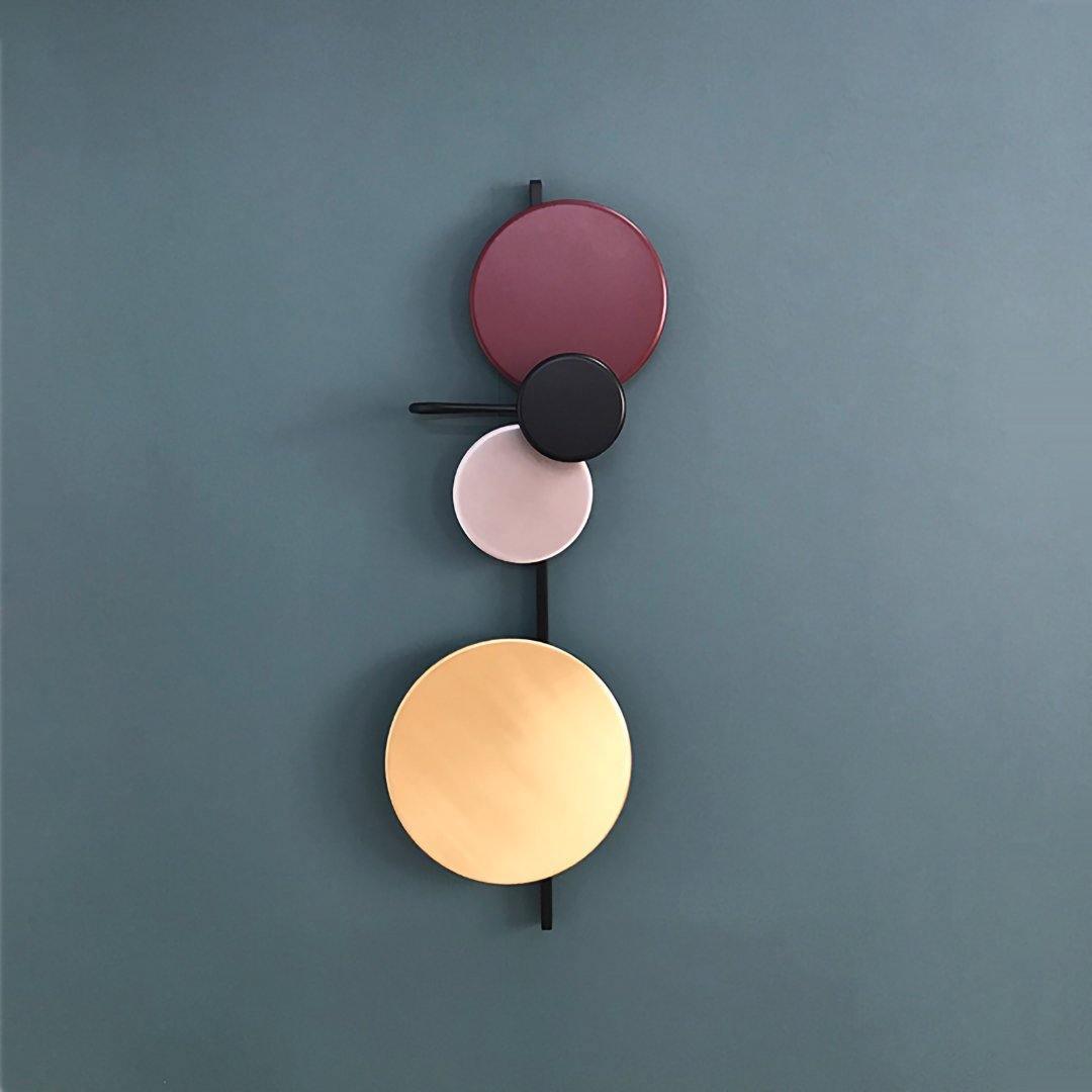 Mirq Wall Lamp Magnetic Discs Artistic