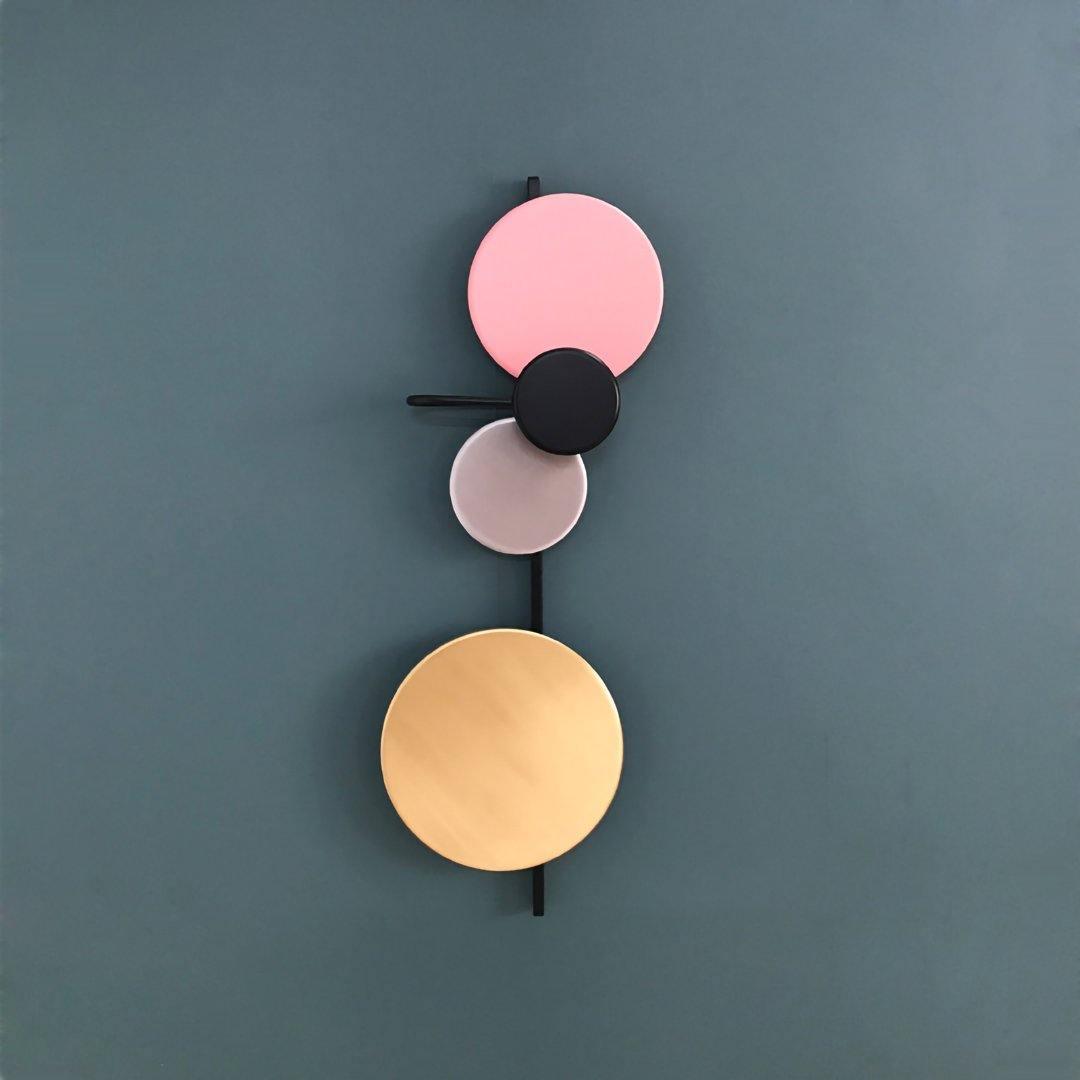 Mirq Wall Lamp Magnetic Discs Artistic