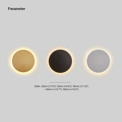 Ray Modern Round Wall Mounted Lamp, , Bedside/Living Room - Neutral Decor