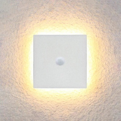 Ray Minimalist Round Square Outdoor Wall Lamp LED - Neutral Decor