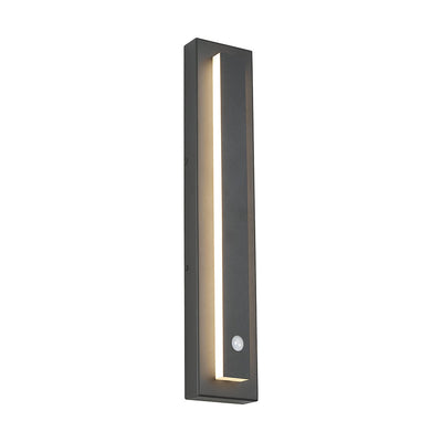 Arisha Modern Square Ring Outdoor Wall Lamp, Dark/Gray Bronze - Neutral Decor