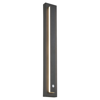 Arisha Modern Square Ring Outdoor Wall Lamp, Dark/Gray Bronze - Neutral Decor