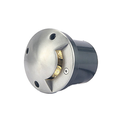 Welrn Round Modern LED Aluminum Outdoor Step Lights