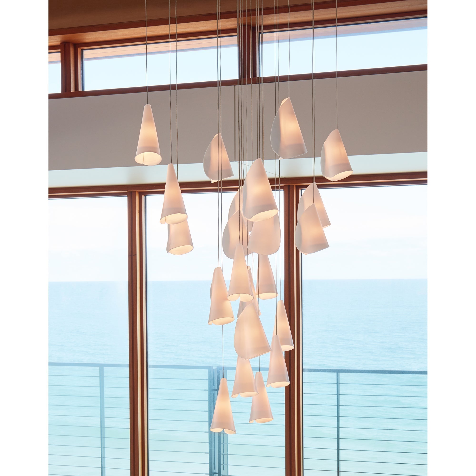 Olshaion Geometric Ceramic Pendant Light