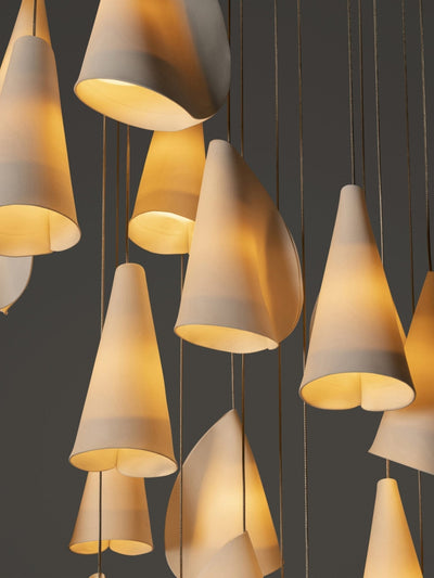 Olshaion Geometric Ceramic Pendant Light