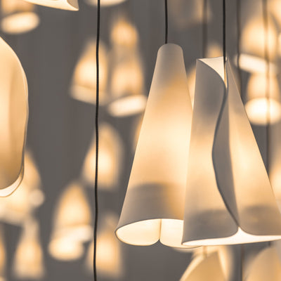 Olshaion Geometric Ceramic Pendant Light