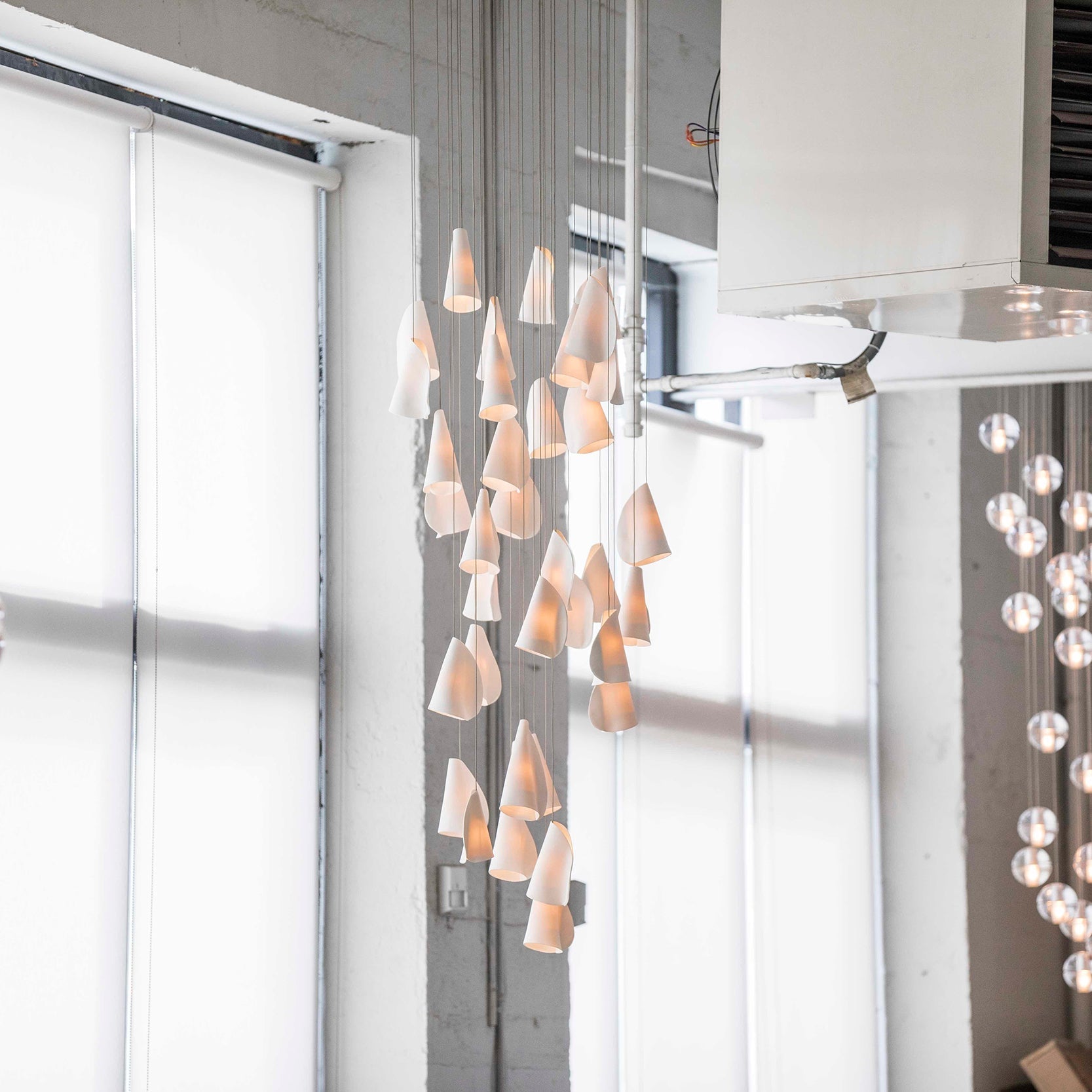 Olshaion Geometric Ceramic Pendant Light