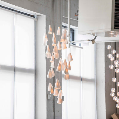 Olshaion Geometric Ceramic Pendant Light