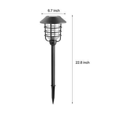 Kody Solar Hat Lampshade Steel Outdoor Pathway Lights