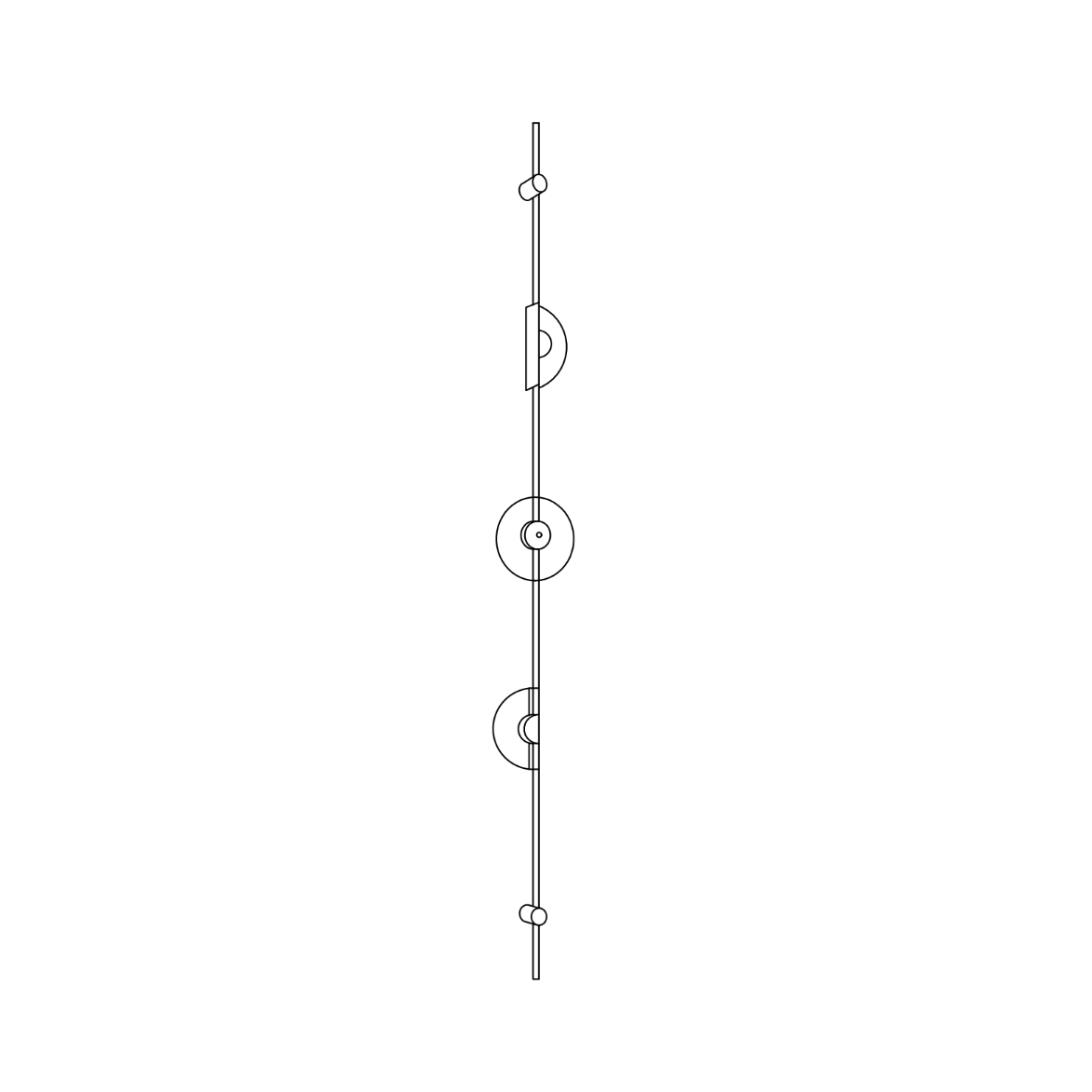 Neron Alabaster Vertical Wall Sconce