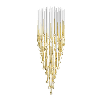 Cicarir Gradient Gold Glass Chandelier