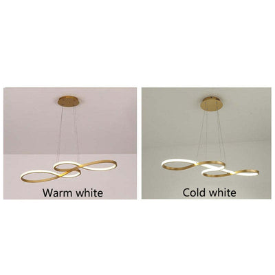 Arisha Modern Chandelier Linear Pendant Light Dining Room - Neutral Decor