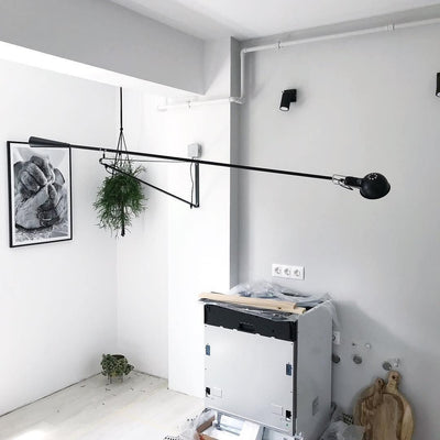 Vellaro Long Swing Arm Wall Lamp