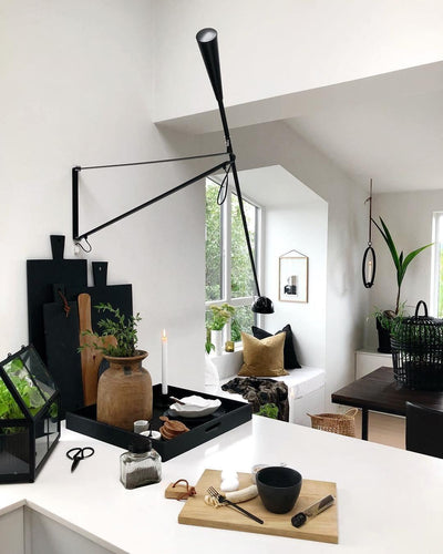 Vellaro Long Swing Arm Wall Lamp