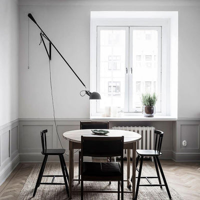 Cid Modern Minimalist Long Arm Wall Lamp