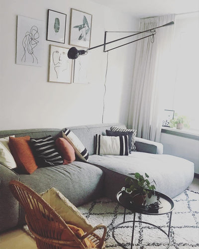 Cid Modern Minimalist Long Arm Wall Lamp