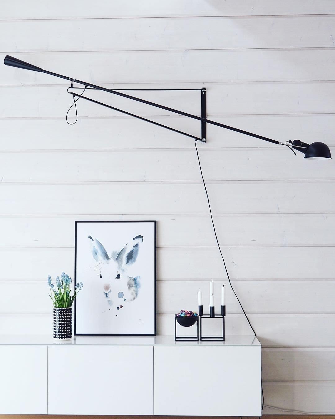 Cid Modern Minimalist Long Arm Wall Lamp