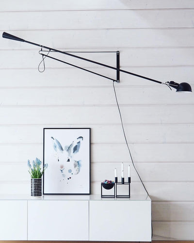 Cid Modern Minimalist Long Arm Wall Lamp