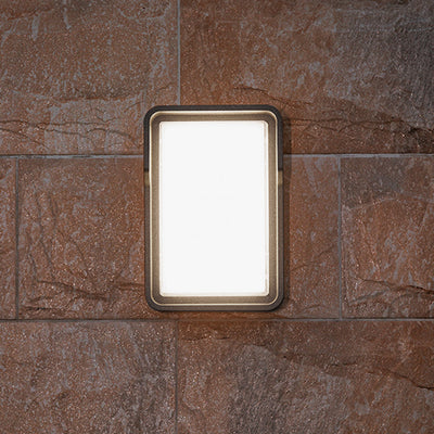 Stan Square Minimalist LED Aluminum Outdoor Wall Light