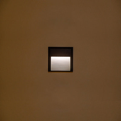 Lester Geometric LED Minimalist Aluminum Outdoor Step Lights