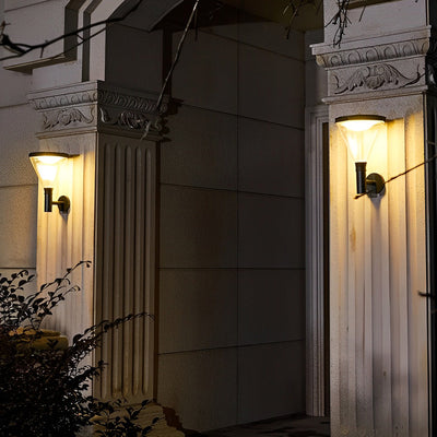 Jonathan Modern Solar Aluminum Outdoor Wall Lights
